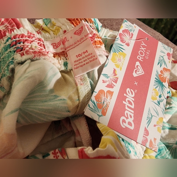 NWT ROXY Girl Barbie Sz. 10 M Shorts Summer - Picture 3 of 5